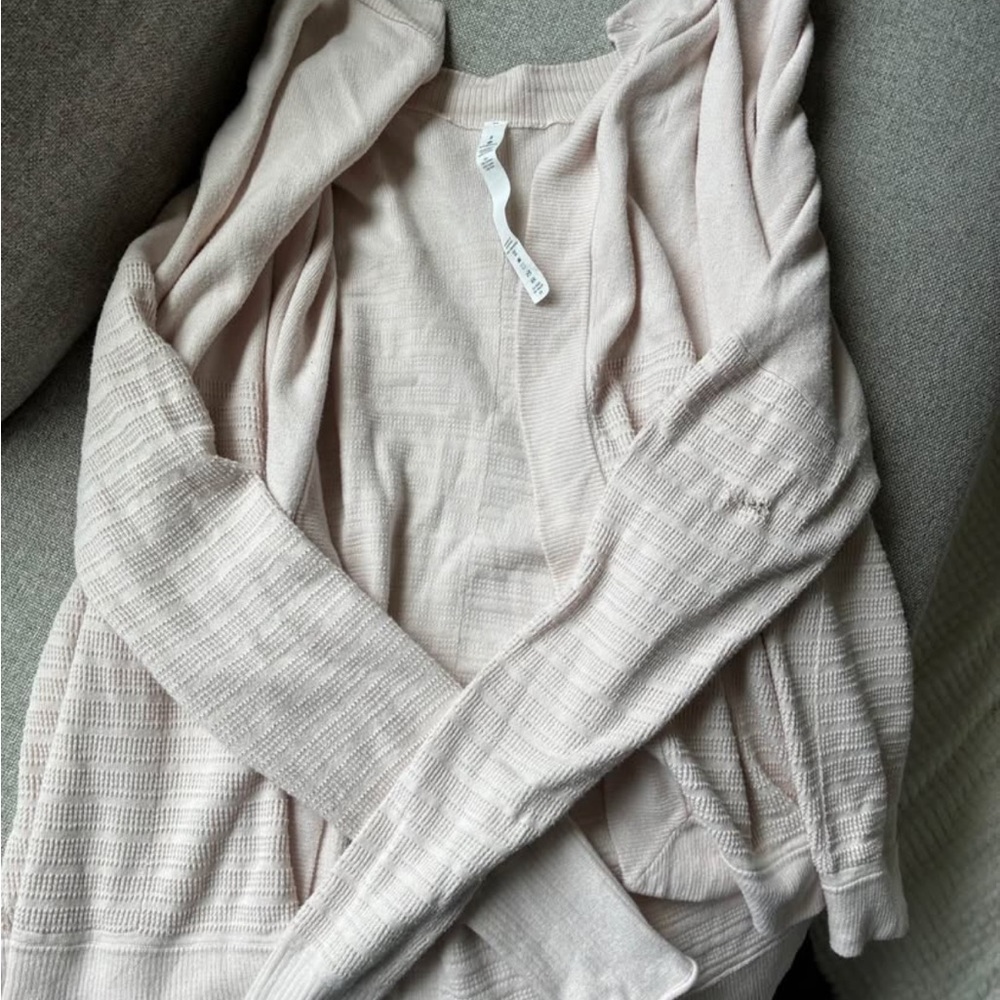 Lululemon Light Pink Cartigan